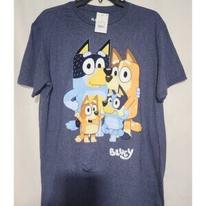 Bluey and family shirt men's Large